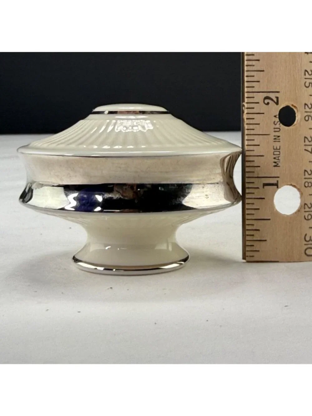 Vintage Lenox Celestial Platinum Salt and Pepper Shaker Set